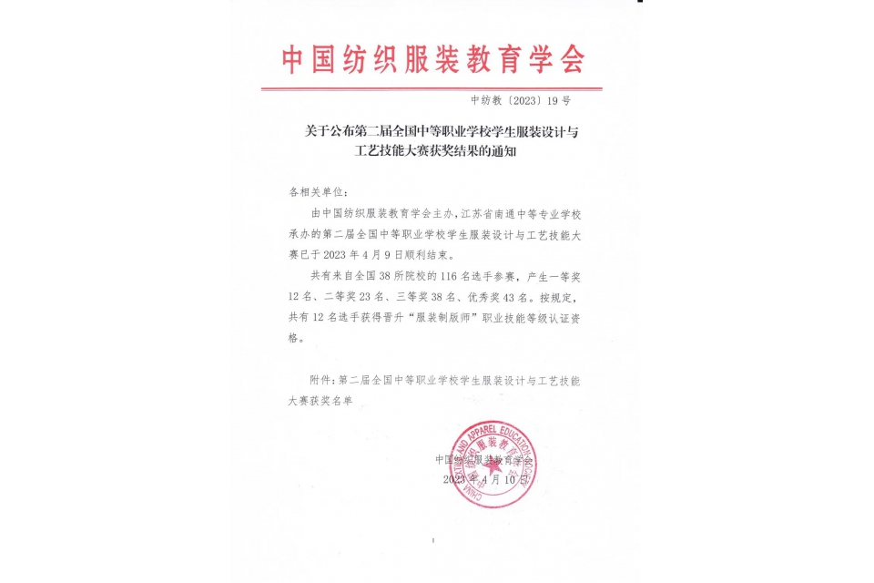 第二届全国中等职业学校学生服装设计与工艺技能大赛获奖名单.jpg
