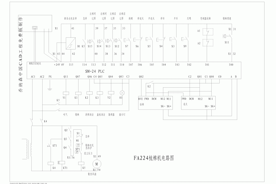 郑纺机FA224梳棉机.gif